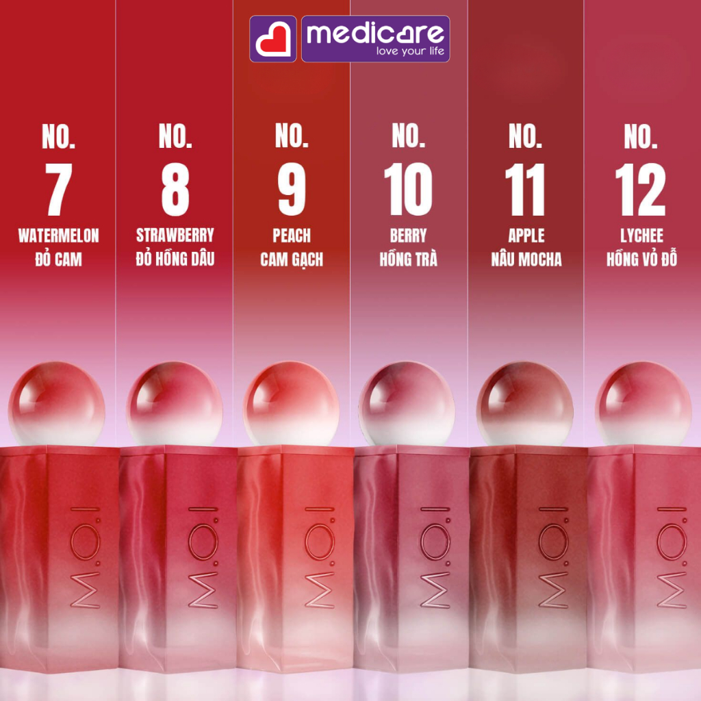 Son kem lì M.O.I Matte Lasting lip tint 4g