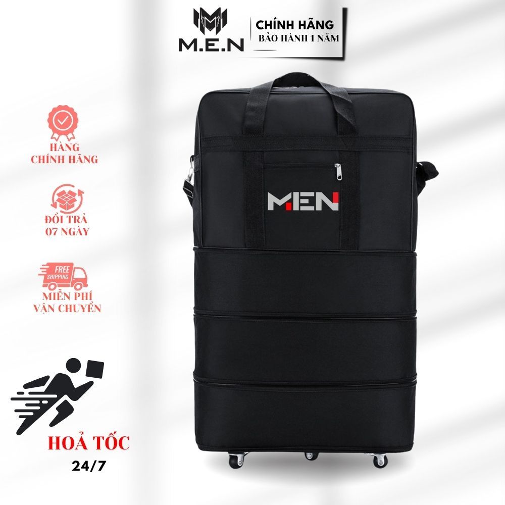 Túi gấp gọn nam nữ 5 bánh xe M.E.N 3 size chịu lực tốt [GIÁ SỐC]