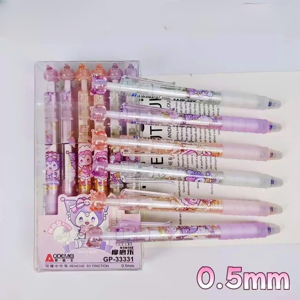 (Mẫu Mới) Bút Bi Tấy Xóa BT-01, Mực Khô Nhanh, Ngòi 0.5mm Dùng Cho Học Sinh tiểu Học.