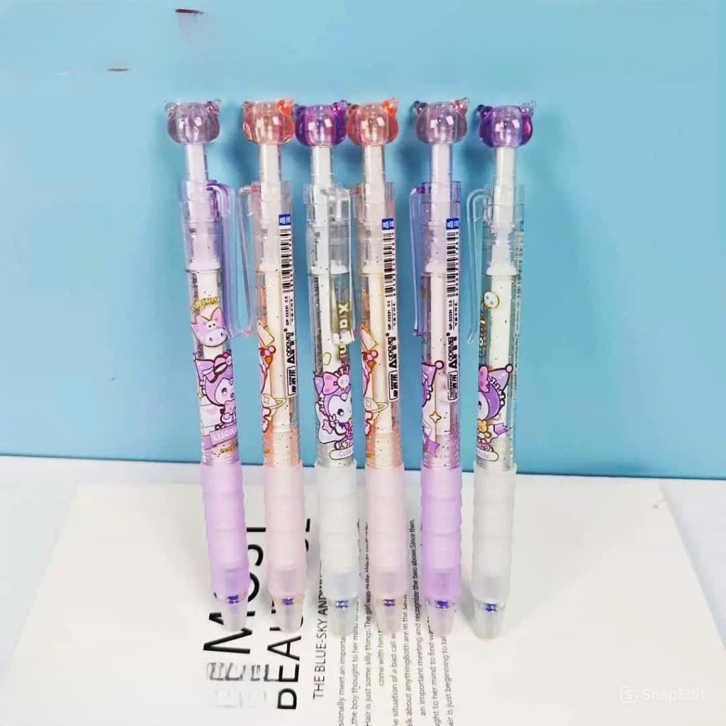 (Mẫu Mới) Bút Bi Tấy Xóa BT-01, Mực Khô Nhanh, Ngòi 0.5mm Dùng Cho Học Sinh tiểu Học.