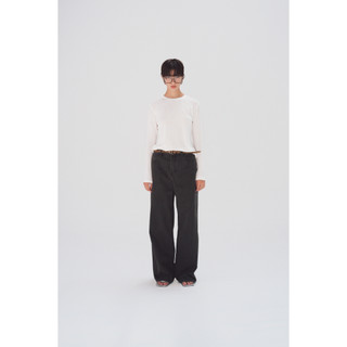 THEKIM Quần Jean dài ống suông rộng , quần jeans chất liệu Demin tôn dáng J368