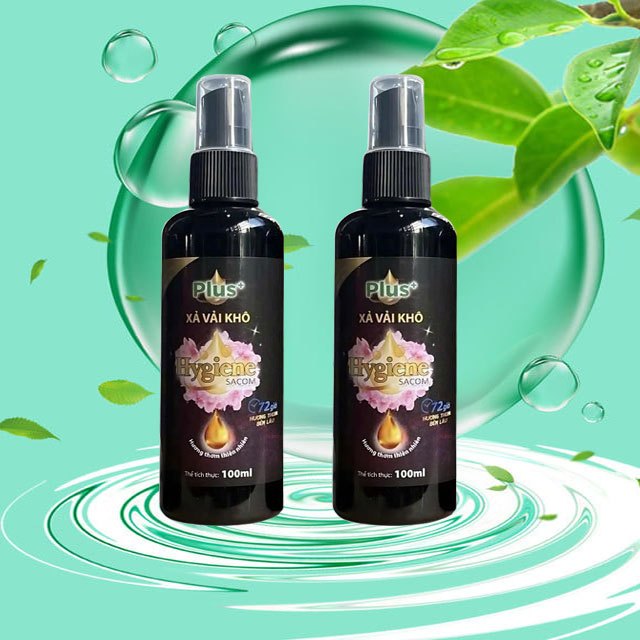 [Combo 5 chai + Tặng 1] Nước xả vải khô Hygiene Sacom dạng xịt - Dung tích 100ml- Công nghệ Thái Lan BONVT