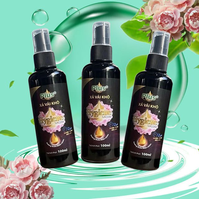 [Combo 5 chai + Tặng 1] Nước xả vải khô Hygiene Sacom dạng xịt - Dung tích 100ml- Công nghệ Thái Lan BONVT