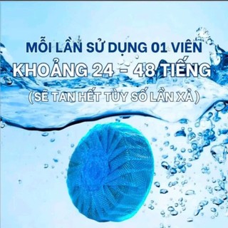 Viên thả bồn cầu, Combo 5 túi ( 50 viên) tẩy bồn cầu, thả bồn cầu giúp sạch mảng bám, khử mùi hôi hiệu quả thơm mát