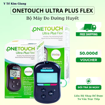 Máy Đo Đường Huyết Y Tế Tại Nhà OneTouch Ultra Plus Flex – Bluetooth, Chính Hãng Mỹ [HÀNG CÓ SẴN]
