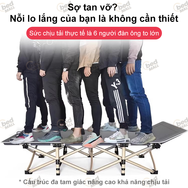 Giường gấp gọn mở nhanh chóng để ngủ trưa làm việc, ở nhà bệnh viện và ghế nằm ngoài trời