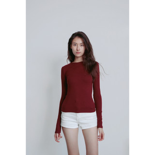 THEKIM COMBO 2 Áo thun lạnh cotton dài tay cổ tròn nhiều màu , áo giữ nhiệt dài tay trơn basic cho nữ  AD119 TĂM LẠNH