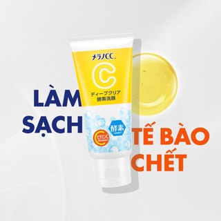 Sữa Rửa Mặt Melano CC Dưỡng Sáng, Sạch Sâu Deep Clear Enzyme Face Wash (130g)