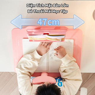 Bàn Học Điều Chỉnh Tư Thế Ngồi Chống Gù Lưng,Cận Thị, Mặt Bàn Rộng Rãi Điều Chỉnh Góc Độ Phù Hợp Với Nhiều Lứa Tuổi