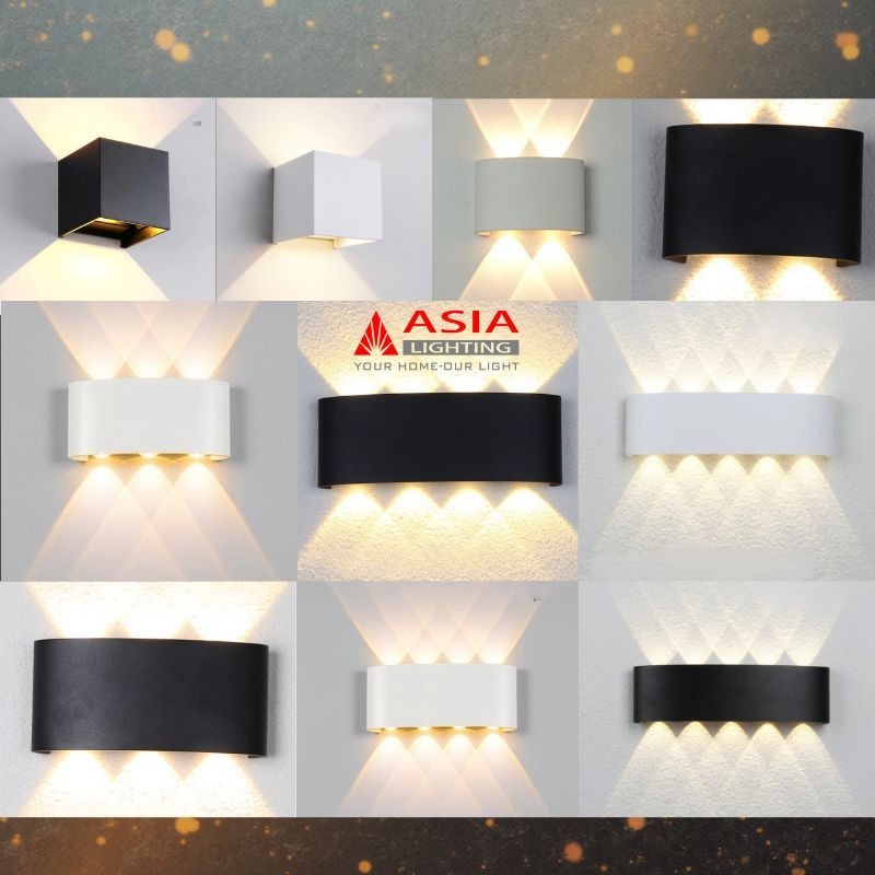 Đèn Gắn Tường, Đèn Hắt Ngoài Trời Asia Lighting, Chống Nước Chống Bụi ...