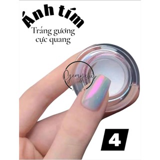 Bột Tráng gương nail cực quang dùng để trang trí nail,phụ kiện làm nền trơn, bột sáng mịn