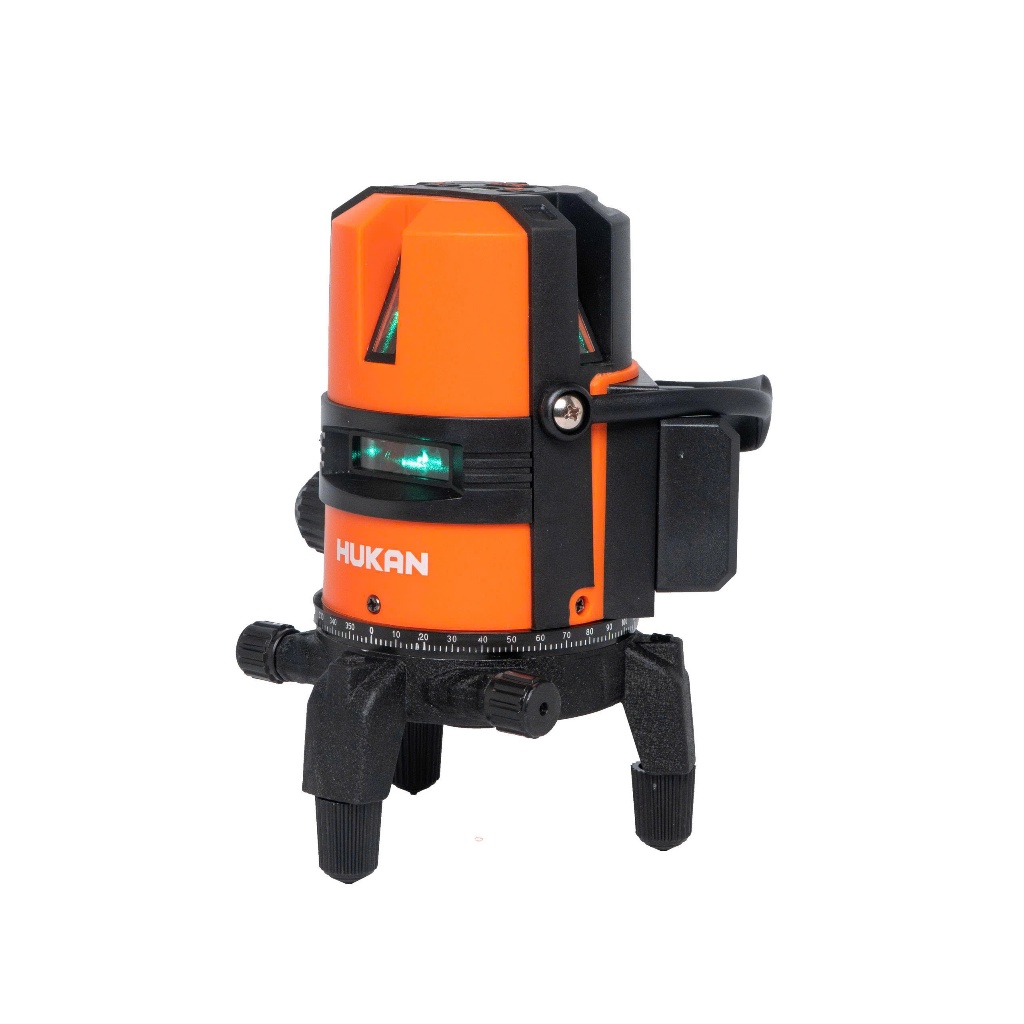 Máy Cân Bằng Laser 5 Tia Xanh HUKAN G1-T82 | Tự Cân Bằng Chính Xác ±1mm/6m, Tầm Xa 75m, IP54 Chống Bụi, Bảo Hành 6 Tháng