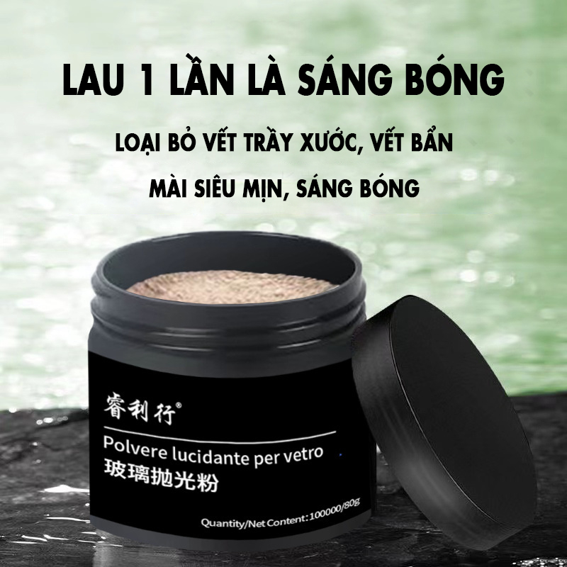 Bột đánh bóng kính xe hơi PICAUTO , bột tẩy dầu phim cho kính xe, tặng miếng mút đánh bóng NT29