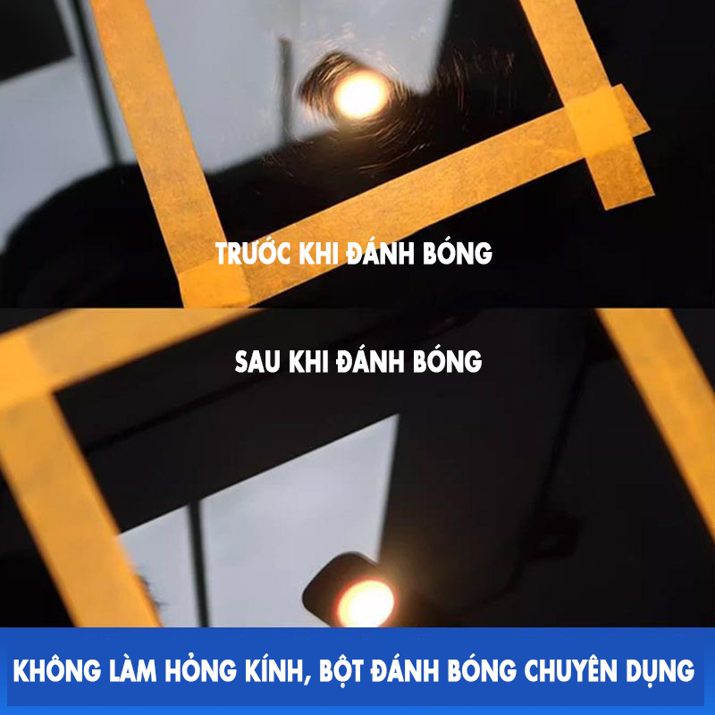 Bột đánh bóng kính xe hơi PICAUTO , bột tẩy dầu phim cho kính xe, tặng miếng mút đánh bóng NT29