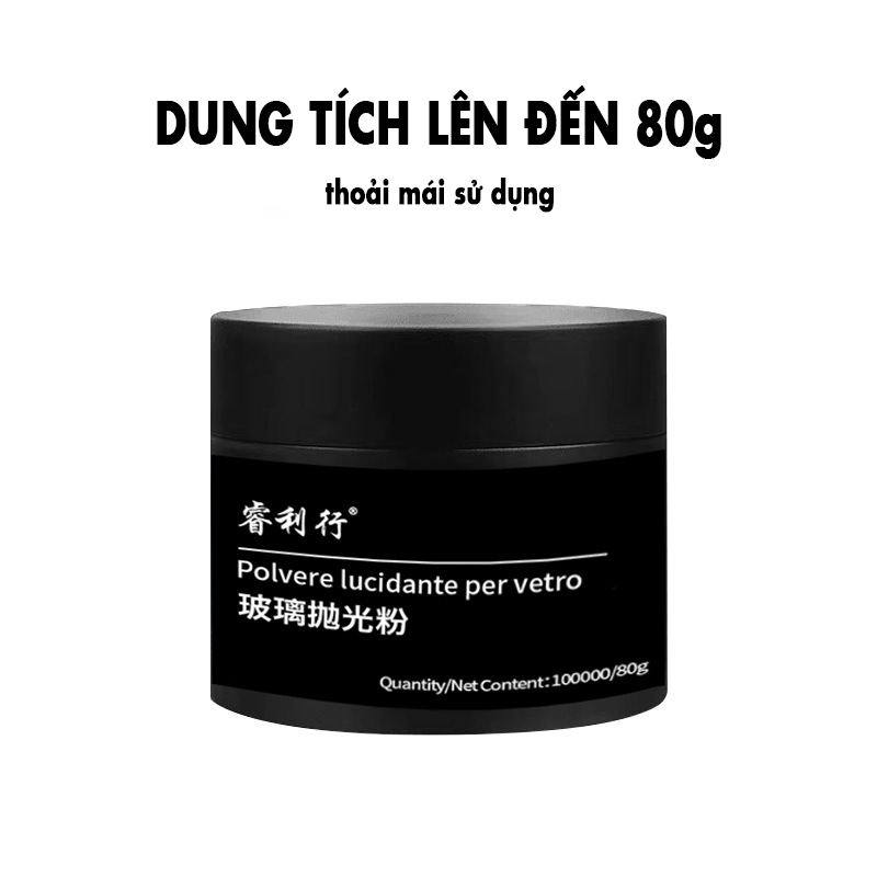 Bột đánh bóng kính xe hơi PICAUTO , bột tẩy dầu phim cho kính xe, tặng miếng mút đánh bóng NT29