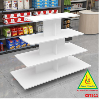 Kệ trưng bày sản phẩm, siêu thị gỗ MDF KST510 - NỘI THẤT LẮP RÁP VIENDONGADV
