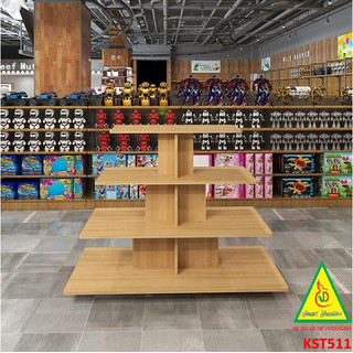 Kệ trưng bày sản phẩm, siêu thị gỗ MDF KST510 - NỘI THẤT LẮP RÁP VIENDONGADV
