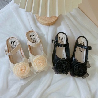 Sz 21-35 Form Nhỏ Sục Búp Bê Đính Hoa Hồng Quai Ngang Tiểu Thư Cho Bé Gái K094