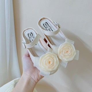 Sz 21-35 Form Nhỏ Sục Búp Bê Đính Hoa Hồng Quai Ngang Tiểu Thư Cho Bé Gái K094