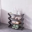 GIÁ HÌNH Z TIẾT KIỆM KHÔNG GIAN - Giá Để Giày Dép Khung Inox Chắc Chắn,Kệ 4 Tầng Hình Chữ Z Phong Cách Tối Giản