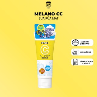 Sữa Rửa Mặt Dưỡng Trắng Melano CC Deep Clear Enzyme Face Wash (130g)
