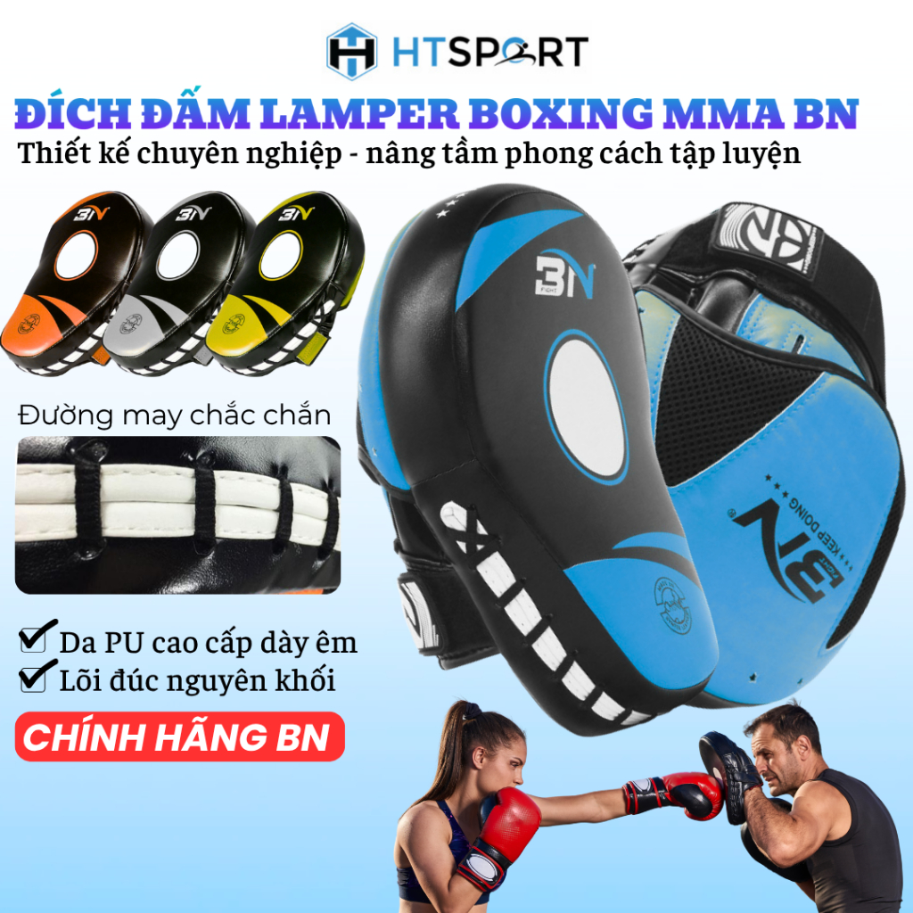 Đích Đấm Boxing, Đích Đỡ Bàn Tay Lamper Boxing Tập Võ Thuật Đấm Bốc MMA Muay Thái BN Chính Hãng