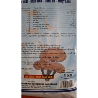 Đạm tăng lực gói 1kg dạng cốm siêu tan chuyên dùng cho trang trại