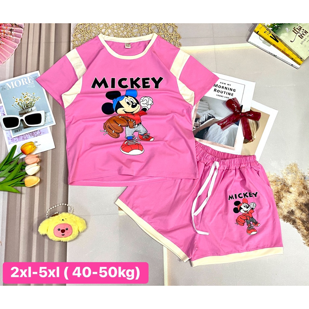 Bộ Đùi bẻ Gái dễ thương dành cho bé 42-50kg( tặng 10KT