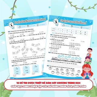Sách - Bộ đề ôn luyện và kiểm tra Toán lớp 3 tập 2