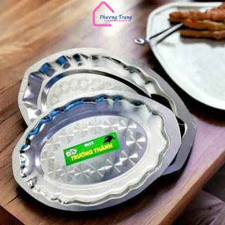 Đĩa né, Dĩa bò né, Đĩa hấp cá, Dĩa Hột Xoài  inox cao cấp, độ dày 0.5mm - Phương Trang