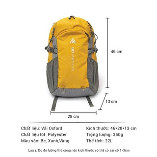 Balo nam nữ  B47 đa năng du lịch chống nước balo đi chơi picnic cắm trại cuối tuần gọn nhẹ
