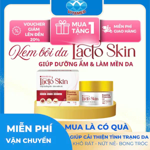 Kem Bôi Dưỡng Ẩm , Làm Mềm Da LACTO SKIN 30g- Giúp cải thiện tình trạng tình trạng bong tróc, nứt nẻ