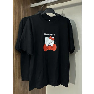 Áo Thun Unisex Kitty Vải Cotton Dày Dặn - Mềm Mịn - Hottrend Newss2025