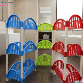 Kệ Nhựa Chữ Nhật 2, 3 Tầng Để Đồ Nhà Tắm, Phòng Bếp Đa Năng chắc chắn, Bền đẹp - Phương Trang