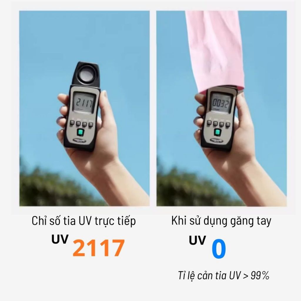 Găng Tay Chống Nắng Tia UV Unicare Cao Cấp, Găng Tay Thể Thao Xỏ Ngón Chất Thun Lạnh Co Giãn 4 Chiều