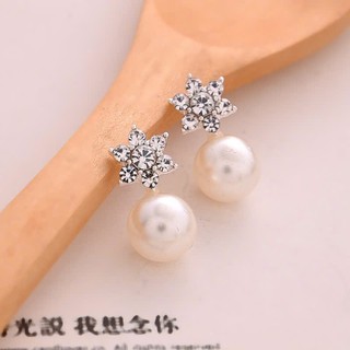 [SALE SẬP SÀN] Bông Tai Đá Đính Ngọc Tiểu Thư Đi Tiệc Đi Chơi