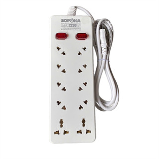 Ổ cắm chéo 6 cửa - 10 cửa 2200W
