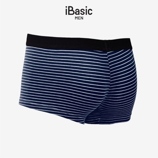 Quần lót nam iBasic phom trunk cotton USA kháng khuẩn kẻ sọc PANM138