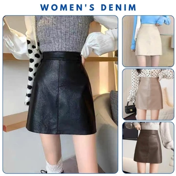 Chân váy da nữ cao cấp cạp cao tôn dáng có bigsize Chân váy chữ A 2 lớp form chuẩn hàn quốc dễ phối đồ mặc đi chơi CV20