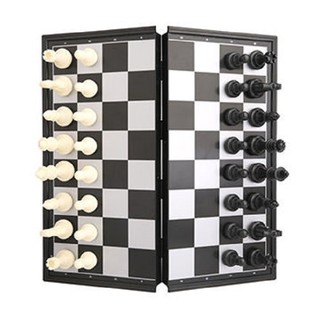 Bộ cờ vua Nam Châm từ tính Cao Cấp  trắng - đen (133*127 mm)  Đồ chơi phát triển trí tuệ tư duy