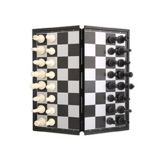 Bộ cờ vua Nam Châm từ tính Cao Cấp  trắng - đen (133*127 mm)  Đồ chơi phát triển trí tuệ tư duy