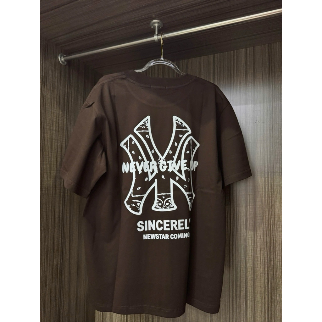Áo Thun Unisex Never Give Vải Đẹp - Mềm Mịn Không Xù Lông - Full Tag Mac