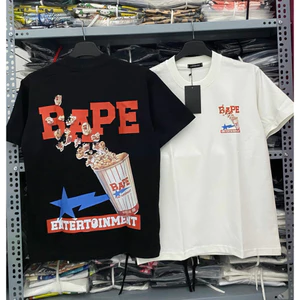 Áo Thun Bape New Ss2025 Hottrend Vải Cotton Mềm Mịn - Thoáng Mát Không Xù Lông Áo Phông Bacsic