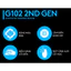 Chuột chơi game có dây Logitech G102 chính hãng thế hệ thứ hai USB Quang 8000DPI Thiết bị ngoại vi PC cho PC