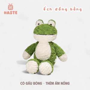 Gấu Thú Bông Ếch Mắt Lồi Frog Xanh Lá Lông Xù Siêu Mềm Mịn Siêu Dễ Thương