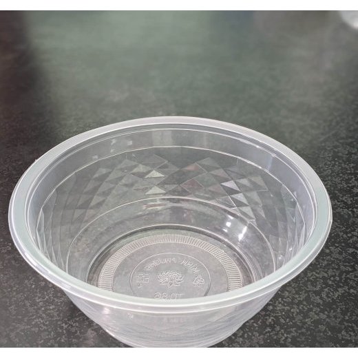 10 Tô nhựa trong suốt, tô không nắp 750ml hoặc tô có nắp 1000ml, chịu được nước đun sôi.