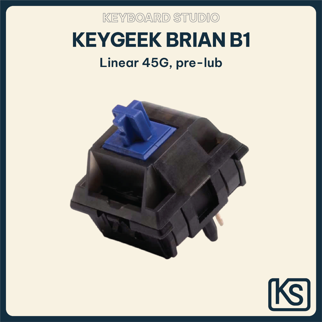 Switch Keygeek Brian B1 5 PIN Linear 45g Siêu Clack | | Keyboard Studio ...