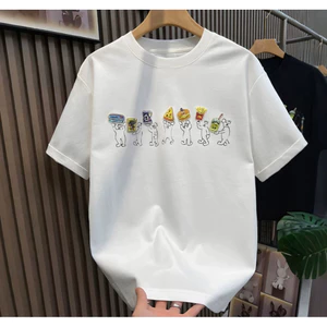 Áo Thun Hoạt Hình Unisex Nam Nữ Form Rộng Chất Vải Cotton Dày Dặn - Mềm Mịn Thoáng Mát Full Tag Mac