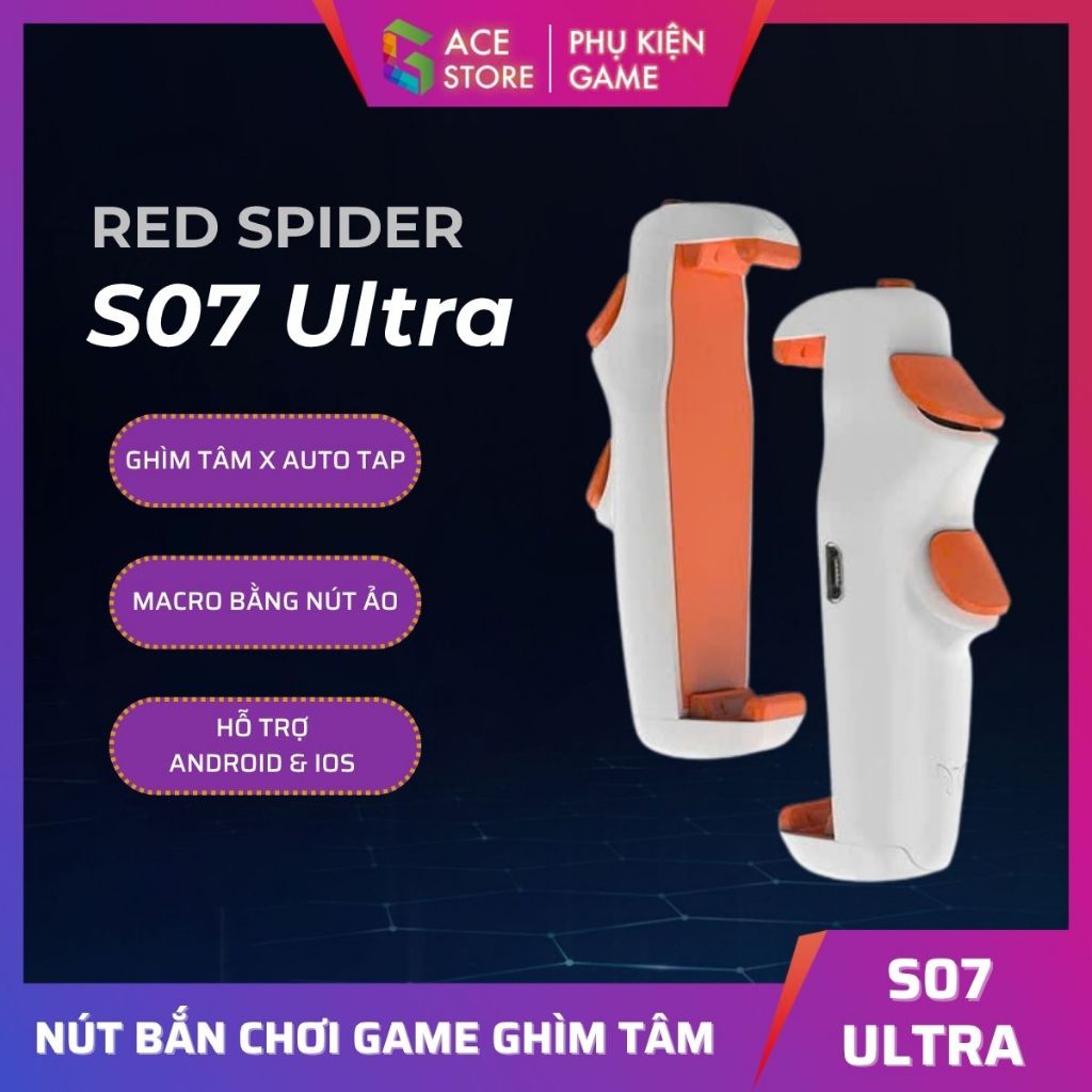 Nút bắn game RED Spider PRO S07 Ultra