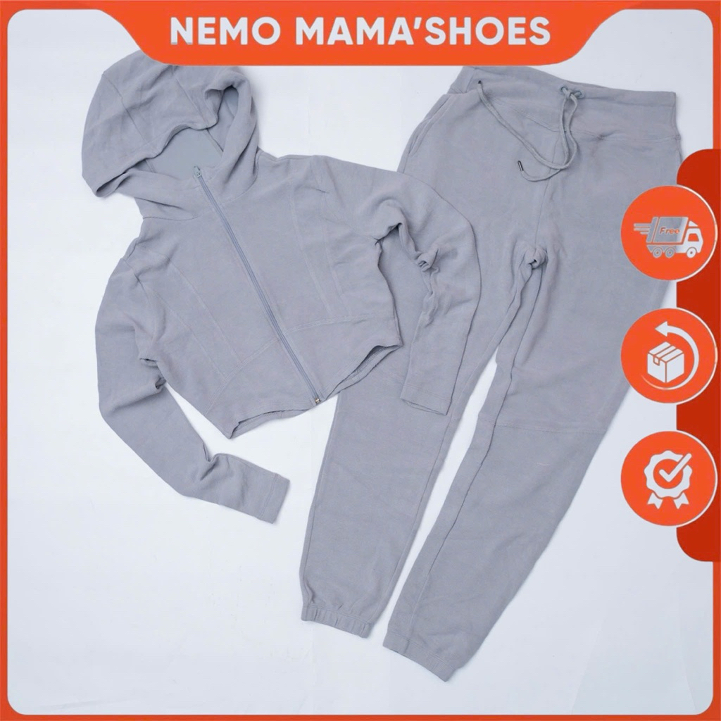 F21 SET THỂ THAO NỮ MÀU XÁM NĂNG ĐỘNG (230604025)